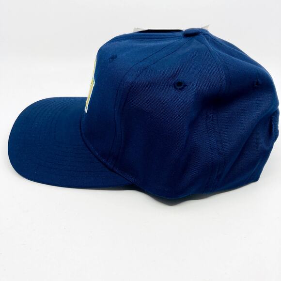 Vintage Milwaukee Brewers Snapback Hat Logo 7 Competitor Twill Deadstock NOS 90s - Picture 3 of 9